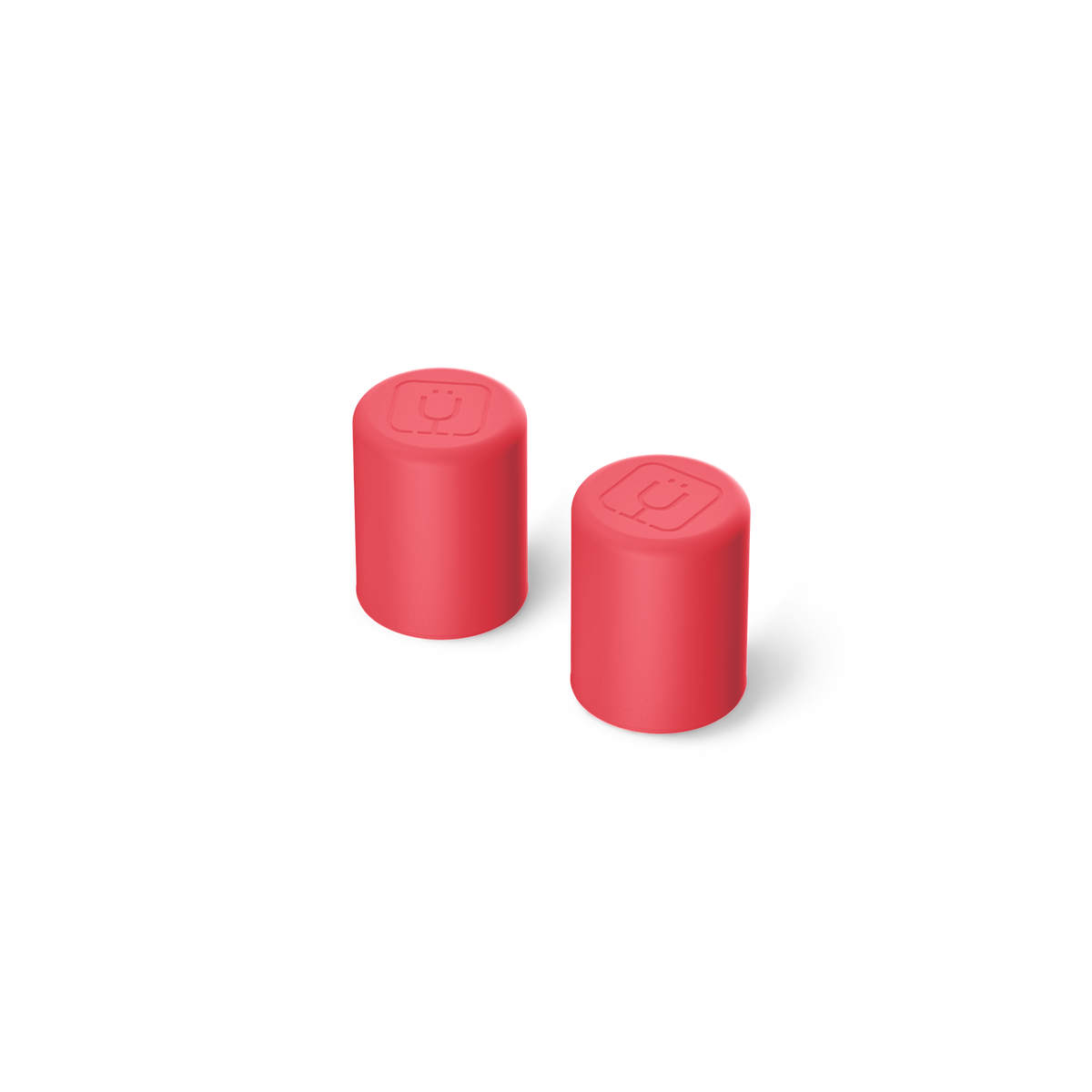 Magnetic Straw Cover | Coral | 2-Pack