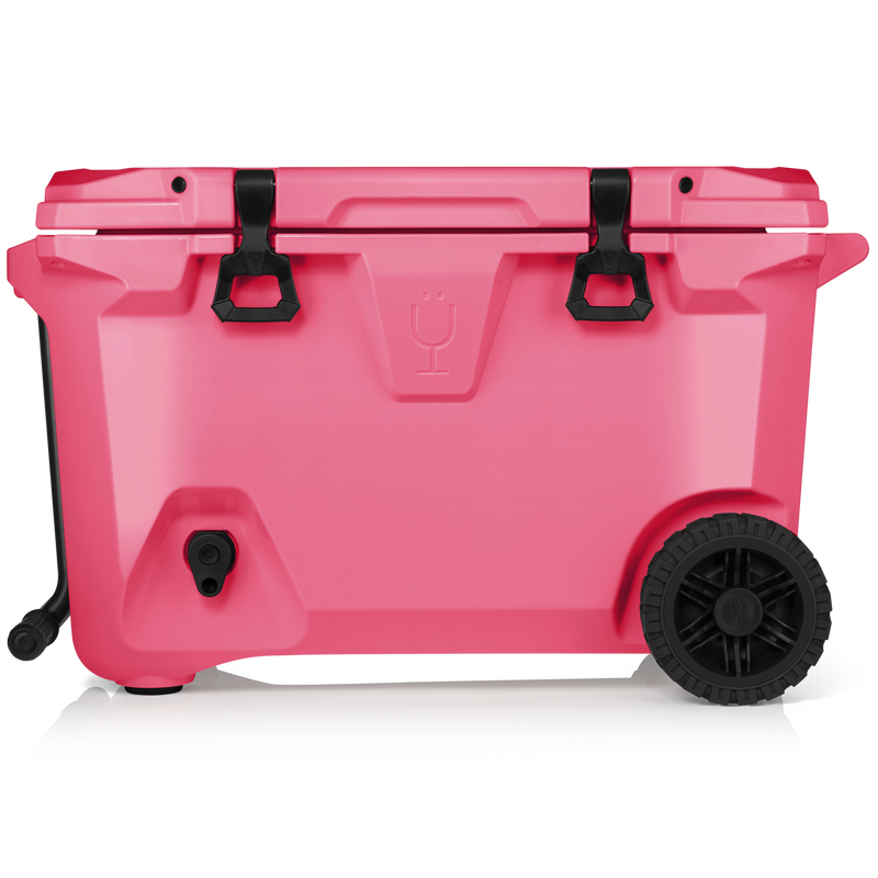 BrüTank 55-Quart Rolling Cooler | Neon Pink T3