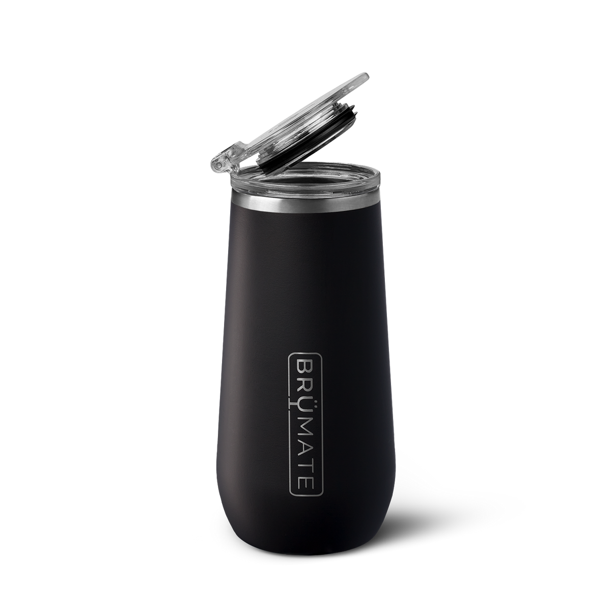 Champagne Flute | Matte Black | 12oz
